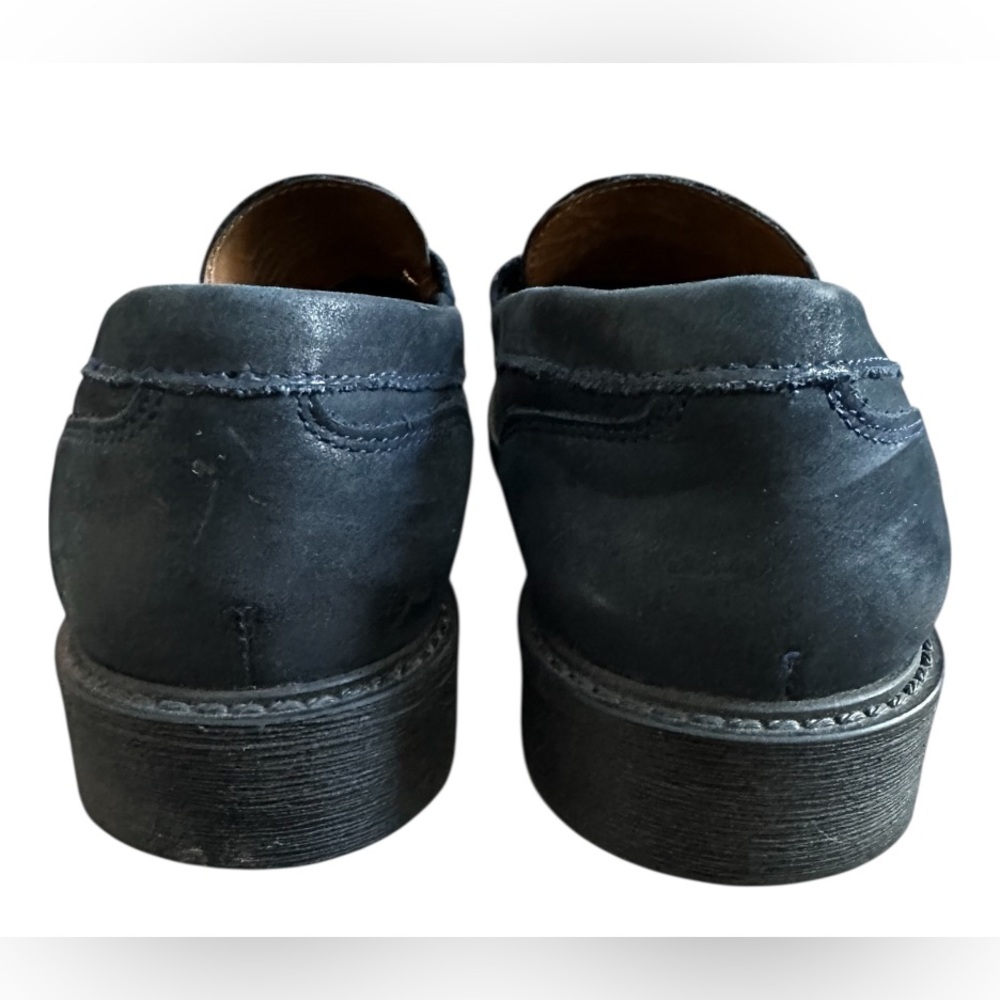 Artisan by Zigi New York Womens Black Leather Penny Loafers Classic Size 6.5 - Picture 4 of 8